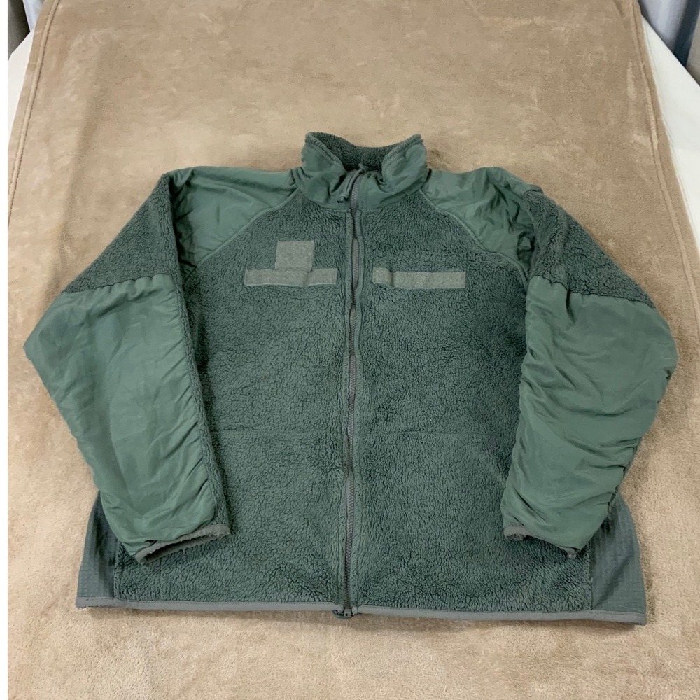 Peckham polartec Us Army Cold Weather Fleece Gen‎ III Jacket Womens L Green EUC